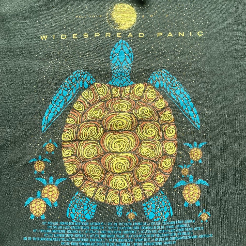 Widespread Panic 2013 Official Turtle Tour T-shirt